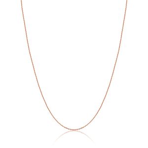 Corrente Malha Cartier em Ouro Rosé 18k - 45 cm