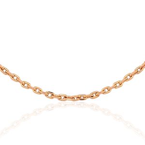 Corrente Malha Cartier em Ouro Rosé 18k - 80 cm