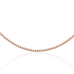 Corrente Malha Veneziana em Ouro Rosé 18k - 45 cm