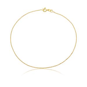 Tornozeleira Malha Cartier em Ouro Amarelo 18k - 24 cm