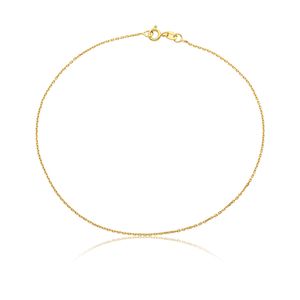 Tornozeleira Malha Cartier em Ouro Amarelo 18k - 24 cm