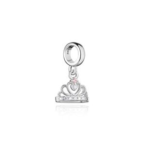 Charm Coroa com Zircônia em Prata 925