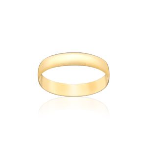 Aliança em Ouro Amarelo (4mm)