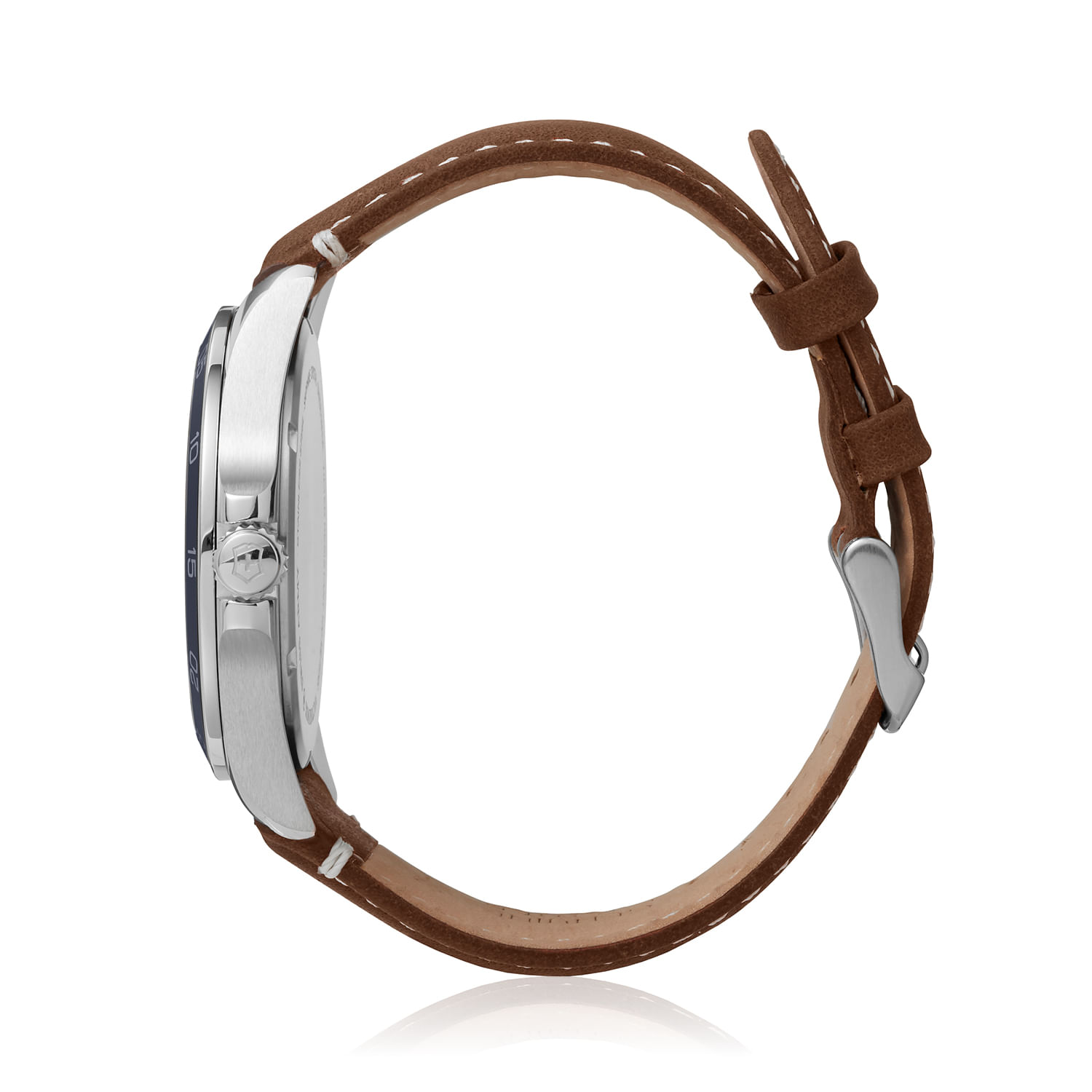 Relógio Victorinox FieldForce Masculino em Couro Marrom 241848