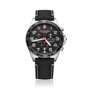 Relógio Victorinox FieldForce Masculino em Couro Preto 241852