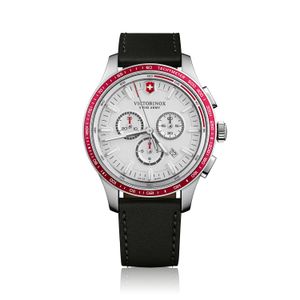 Relógio Victorinox Alliance Sport Chronograph com Pulseira de Couro Preta 241819