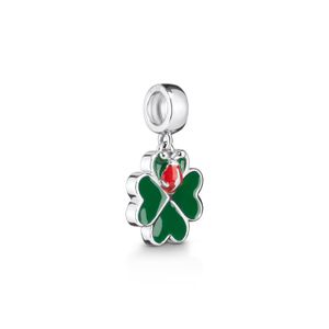 Charm Trevo da Sorte em Prata 925