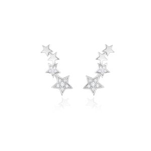 Brinco Ear Cuff Constelação Cravejado em Prata 925