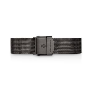 Pulseira de Relógio Monte Carlo Liberty em Aço Mesh Preto