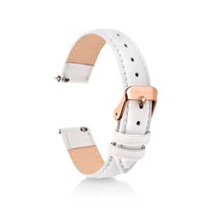 Pulseira de Relógio Monte Carlo Liberty em Couro Branco