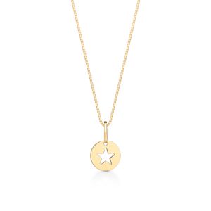 Pingente Estrela em Ouro Amarelo 18k