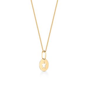Pingente Estrela em Ouro Amarelo 18k