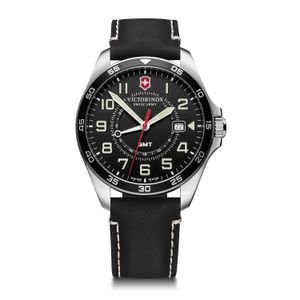 Relógio Victorinox FieldForce Masculino em Couro Preto