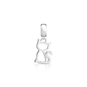 Charm Gato em Prata 925