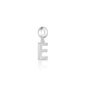 Charm Letra E em Prata 925