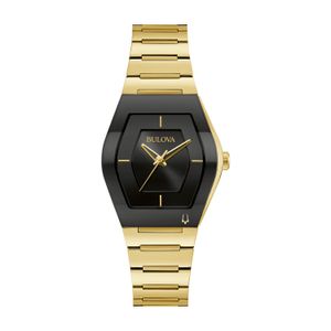 Relógio Bulova Feminino Em Aço Dourado