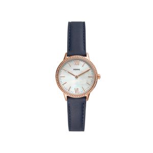 Relógio Fossil Feminino em Couro Azul