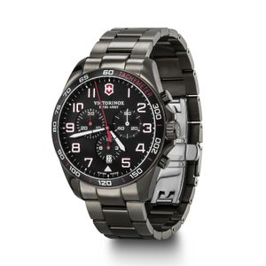 Relógio Victorinox FieldForce Masculino em Aço Preto 241890