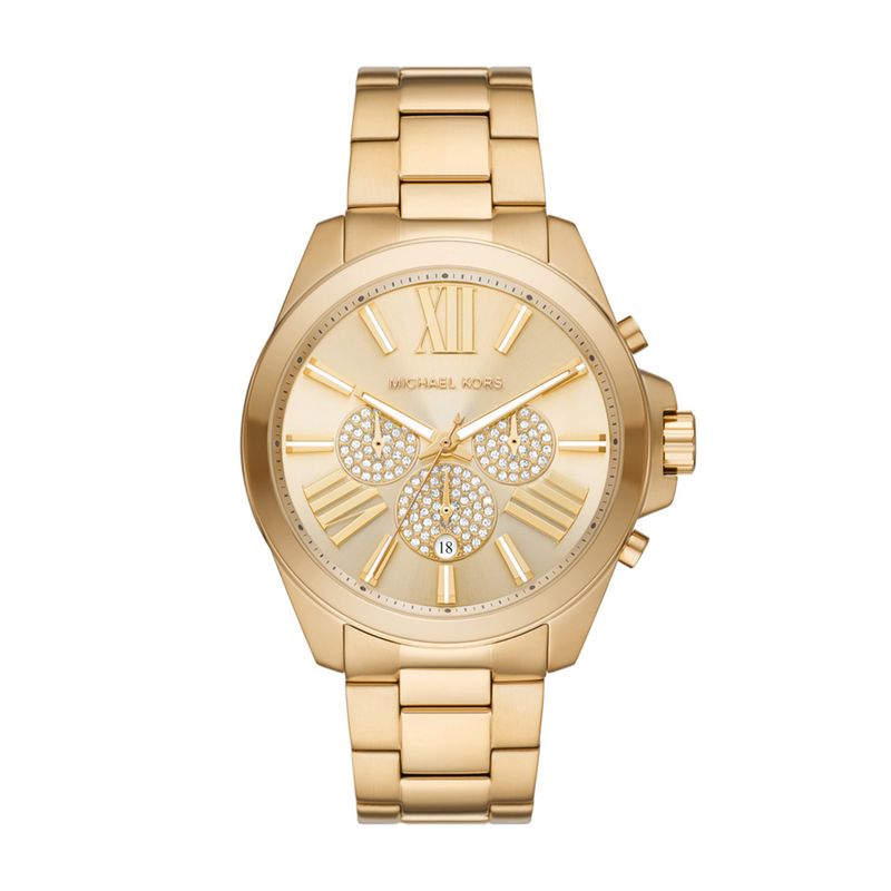 Relogio michael kors dourado hot sale masculino