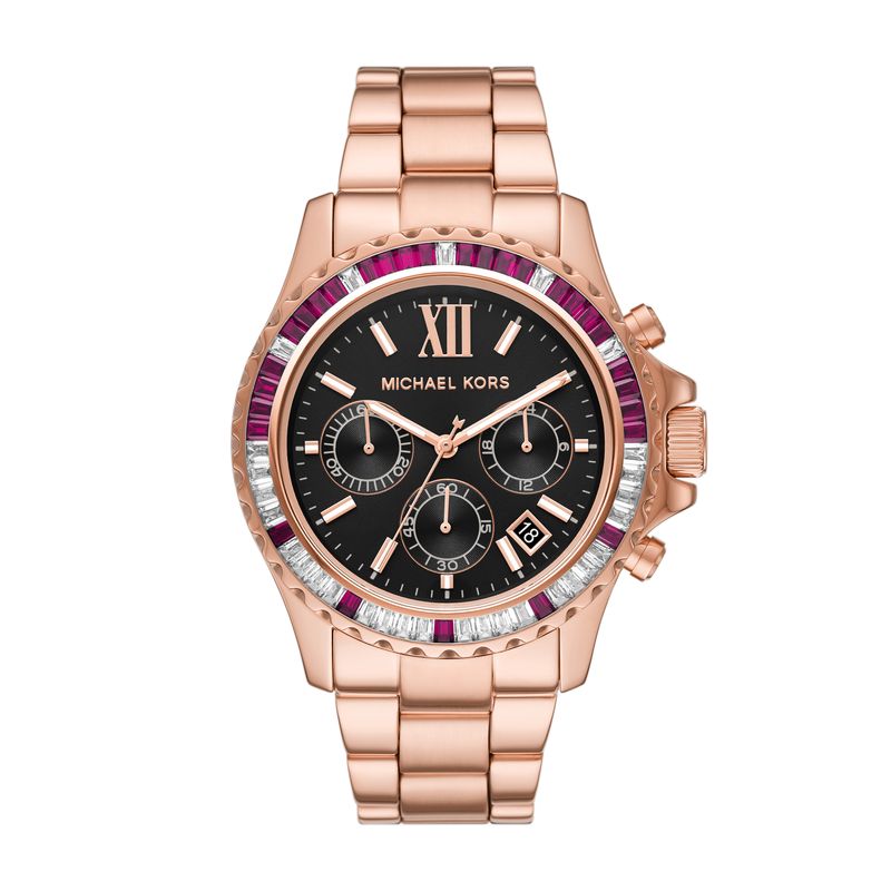 Relógio michael kors feminino hot sale rose