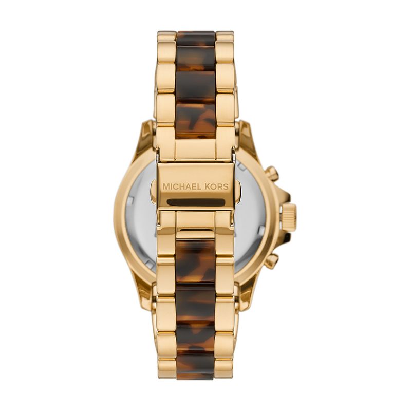 Relogio michael kors feminino prata best sale com dourado