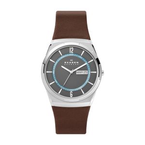 Relógio Skagen Masculino em Couro Marrom