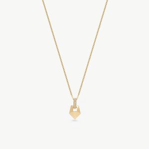 Pingente em Ouro Amarelo com Diamante