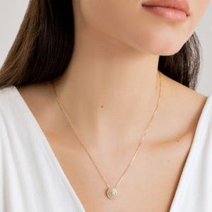 Pingente em Ouro Amarelo com Diamante - MAJESTIC