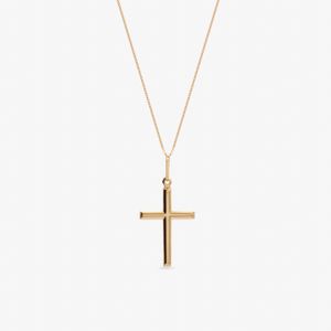 Pingente Cruz em Ouro Amarelo 18k