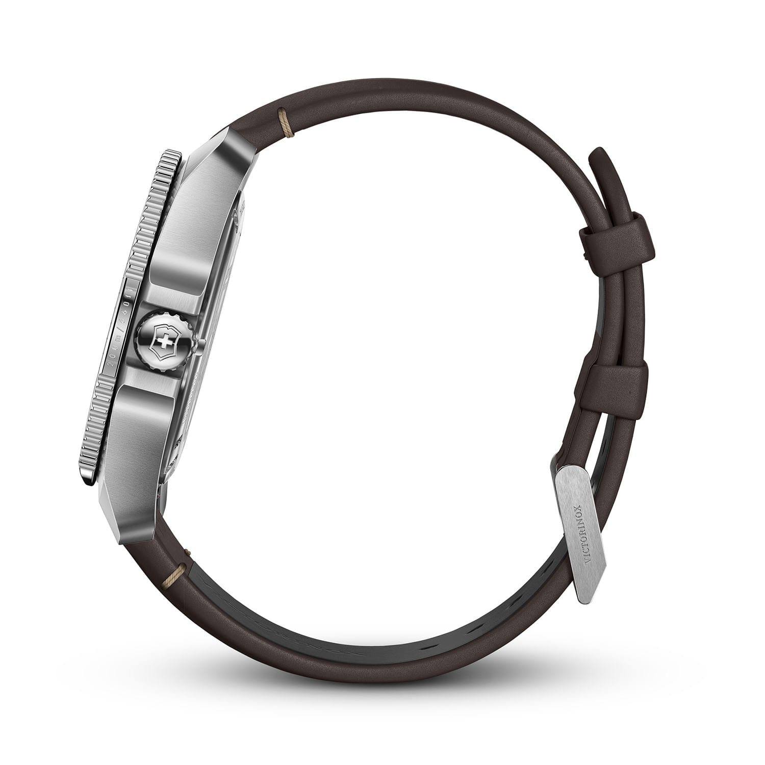 ウォマトロン Relógio Victorinox Journey 1884 Masculino em Couro Marrom 241976.1