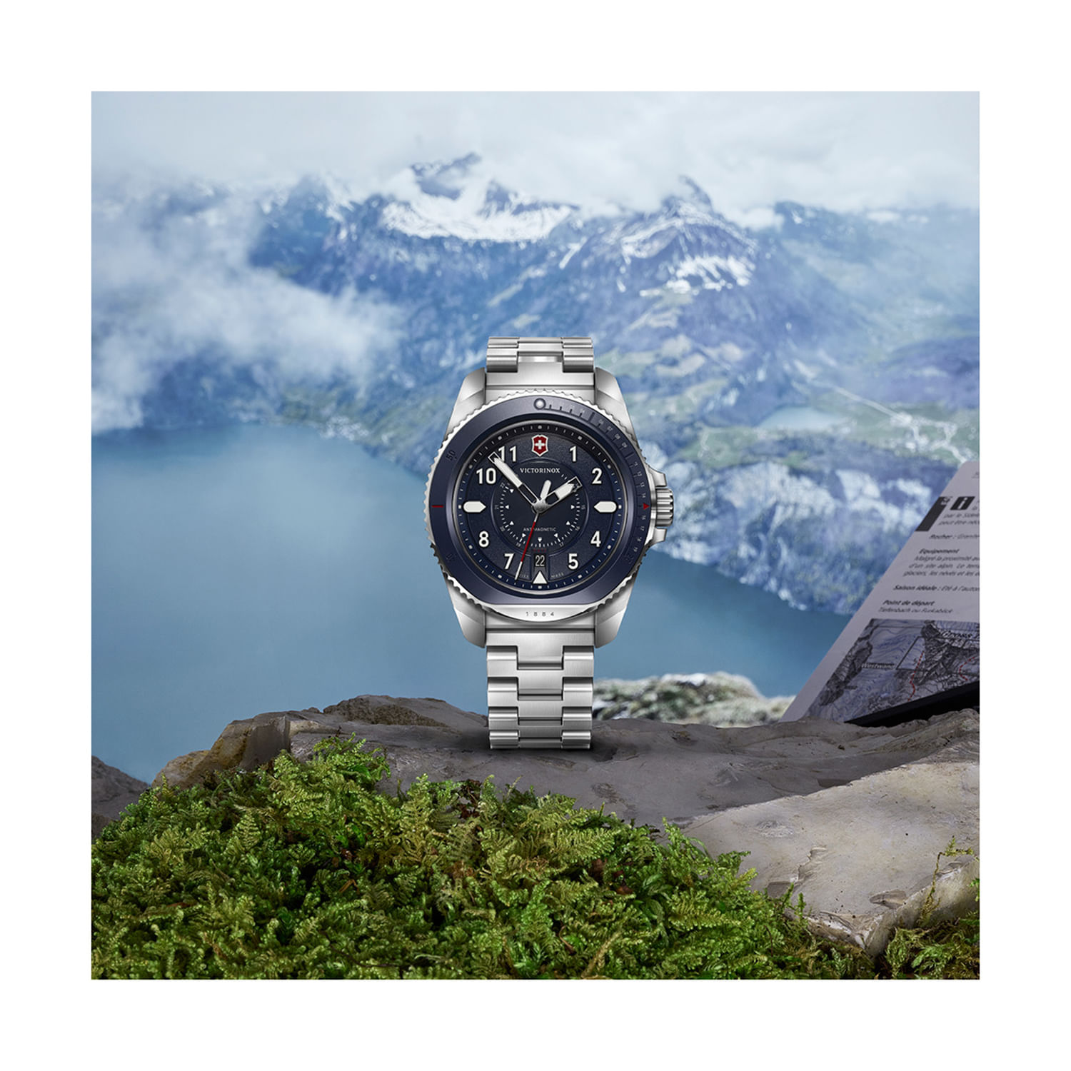 Relógio Victorinox Journey 1884 Masculino em Aço Prateado