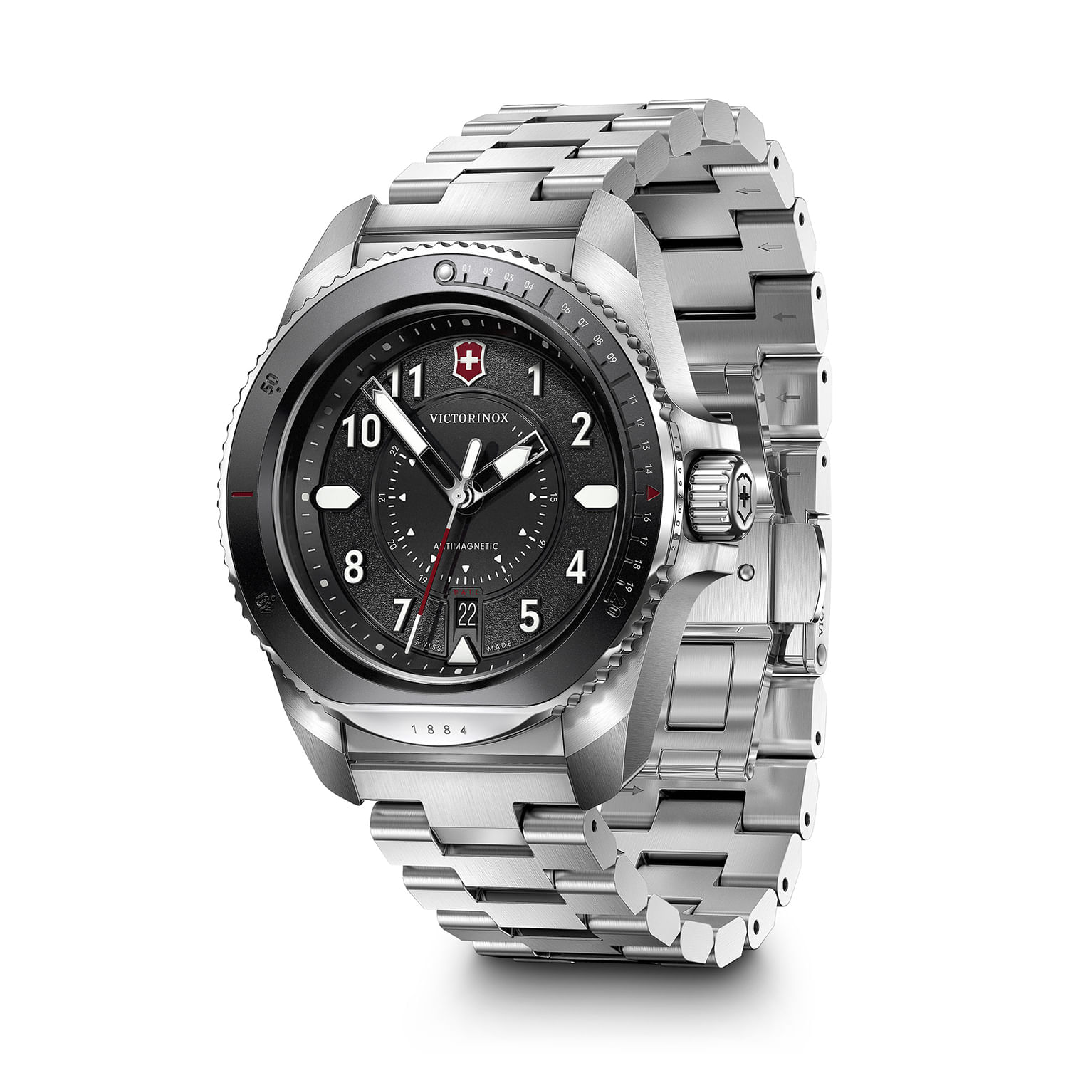 Relógio Victorinox Journey 1884 Masculino em Aço Prateado 242009