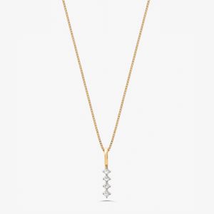 Pingente com Topázio Incolor em Ouro Amarelo 18k