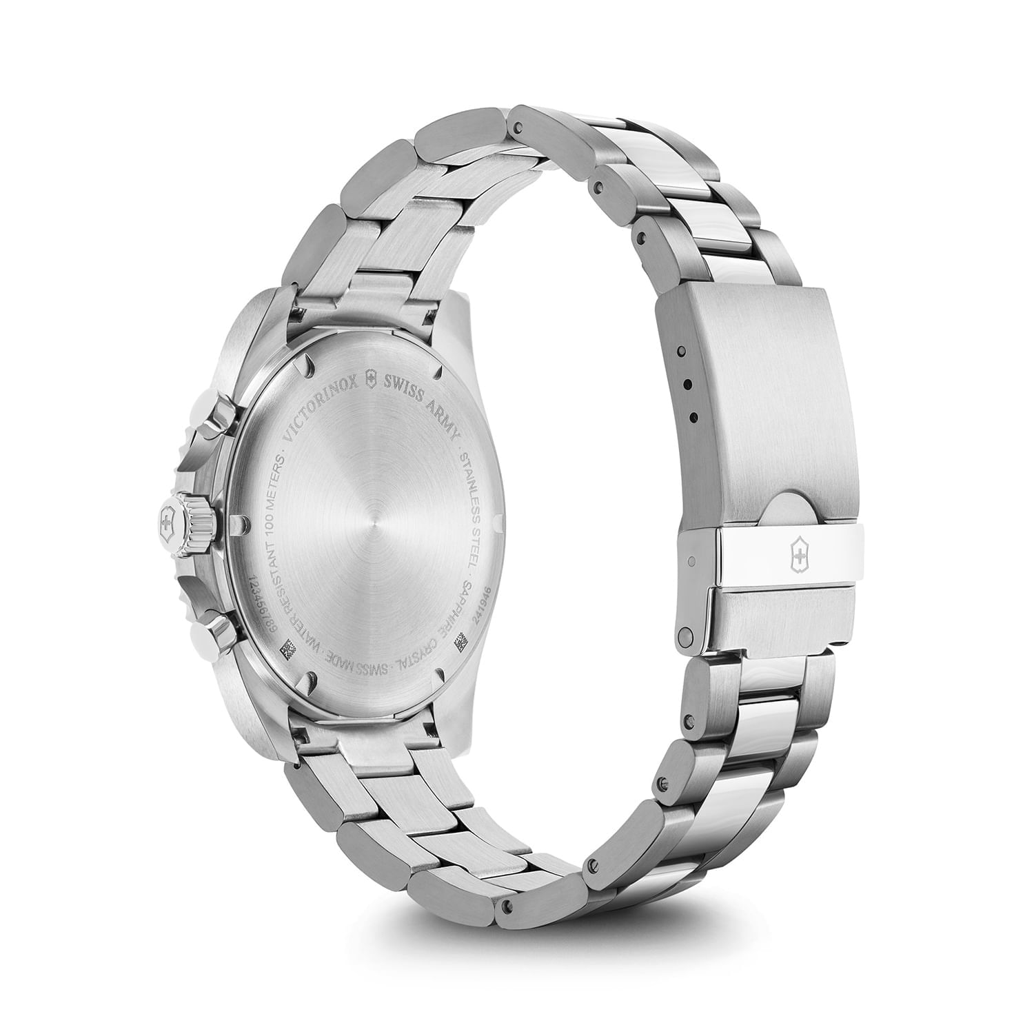 Relógio Victorinox Masculino em Aço Prateado Maverick 241946