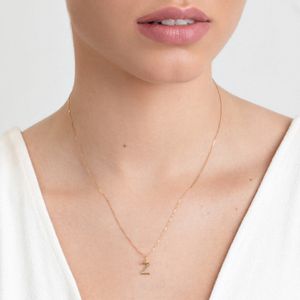 Pingente Letra Z em Ouro Amarelo 18k