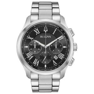 Relógio Bulova Masculino em Aço Prateado com Cronógrafo