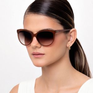 Óculos de Sol Gatinho Marrom