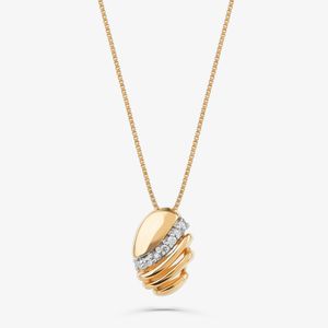 Pingente com Diamantes em Ouro Amarelo 18k