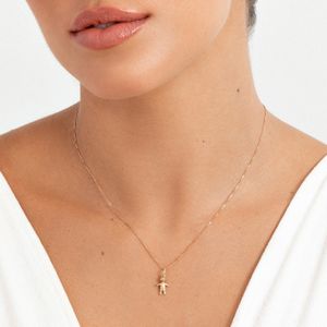 Pingente Menino em Ouro Amarelo 18k