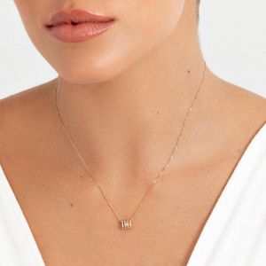 Pingente Separador com Diamante em Ouro Amarelo 18k