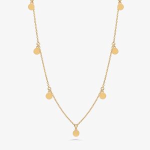 Colar Discos Articulados em Ouro Amarelo 18k