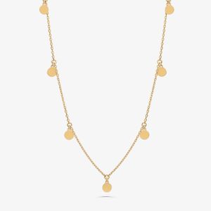 Colar Discos Articulados em Ouro Amarelo 18k