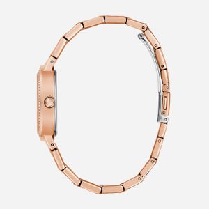 Relógio Guess Feminino em Aço Rosé com Cristais e Flores GW0544L4