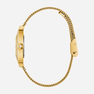 Relógio Guess Feminino em Aço Dourado e Brilhos GW0550L2