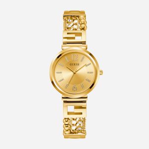 Relógio Guess Feminino em Aço Dourado com Pulseira Bracelete GW0545L2