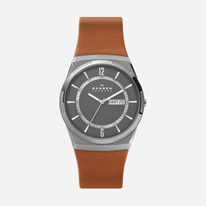 Relógio Skagen Masculino em Couro Marrom