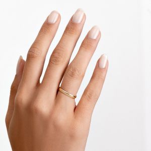 Aliança Anatômica em Ouro Amarelo 18k - 3,8 mm