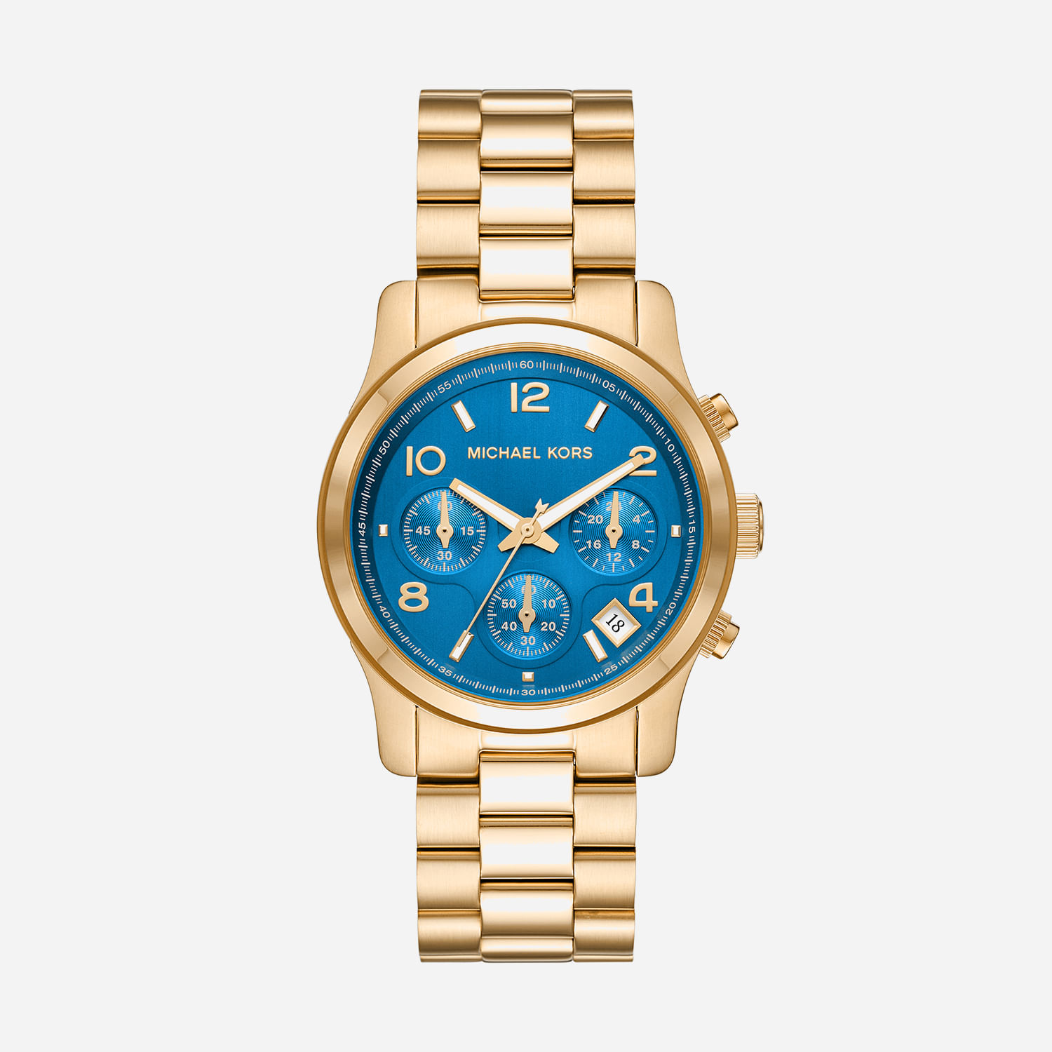 Michael Kors時計 lie7373 Relógio Michael Kors Mini Pilot, modelo Mk7373, pulseira preta