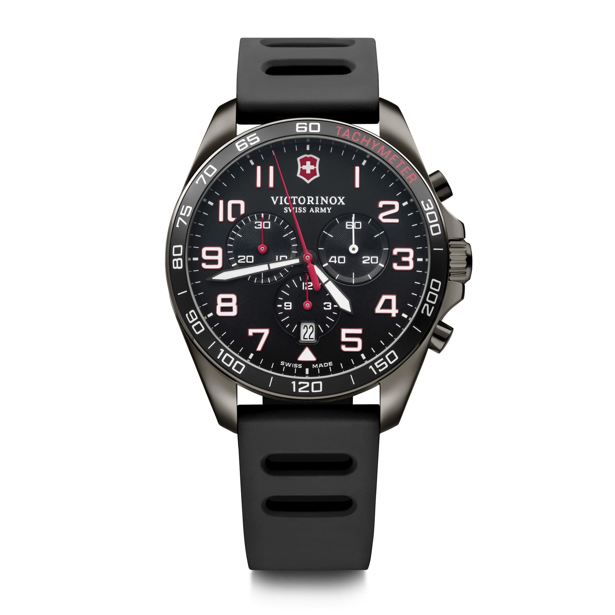 Relógio Victorinox Masculino em Silicone Preto | MONTE CARLO