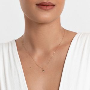 Pingente Hamsa em Ouro Amarelo 18k